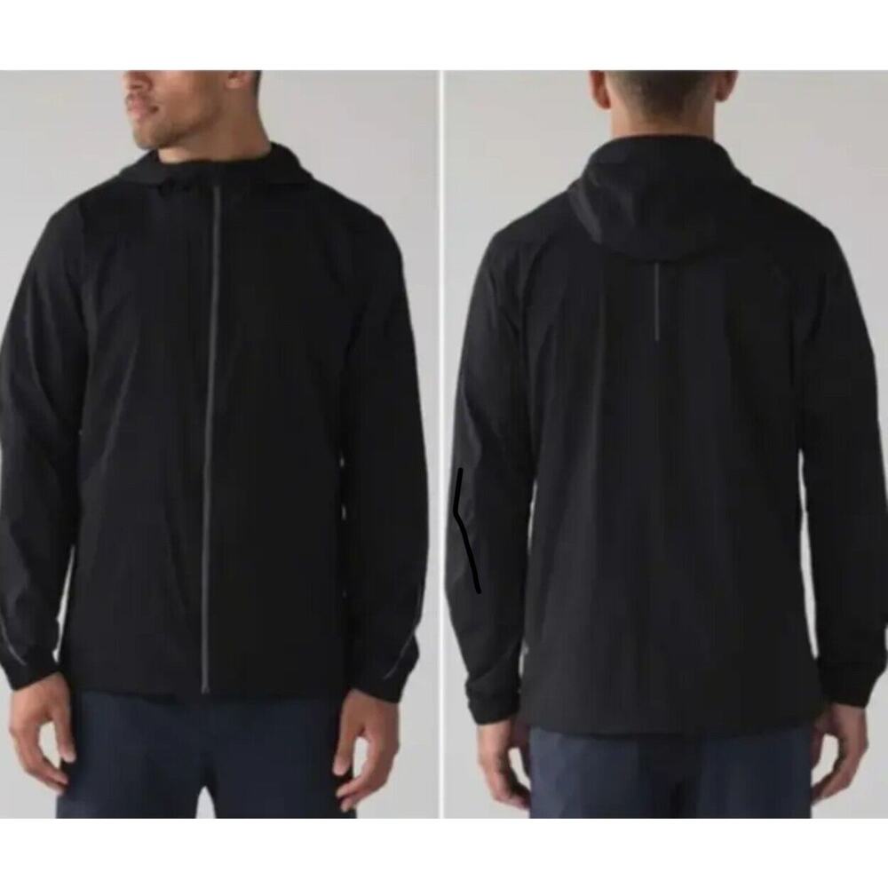 RARE Lululemon Black 2017 Whistler Ambassador Summit Jacket Front Zip Hooded 4 - Picture 4 of 14